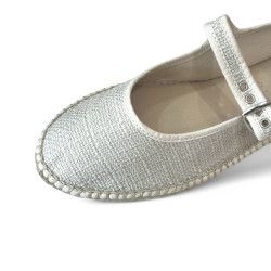 MARY JANE EN TEJIDO BEIGE