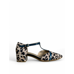 MULES CON TALONERA ANIMAL PRINT