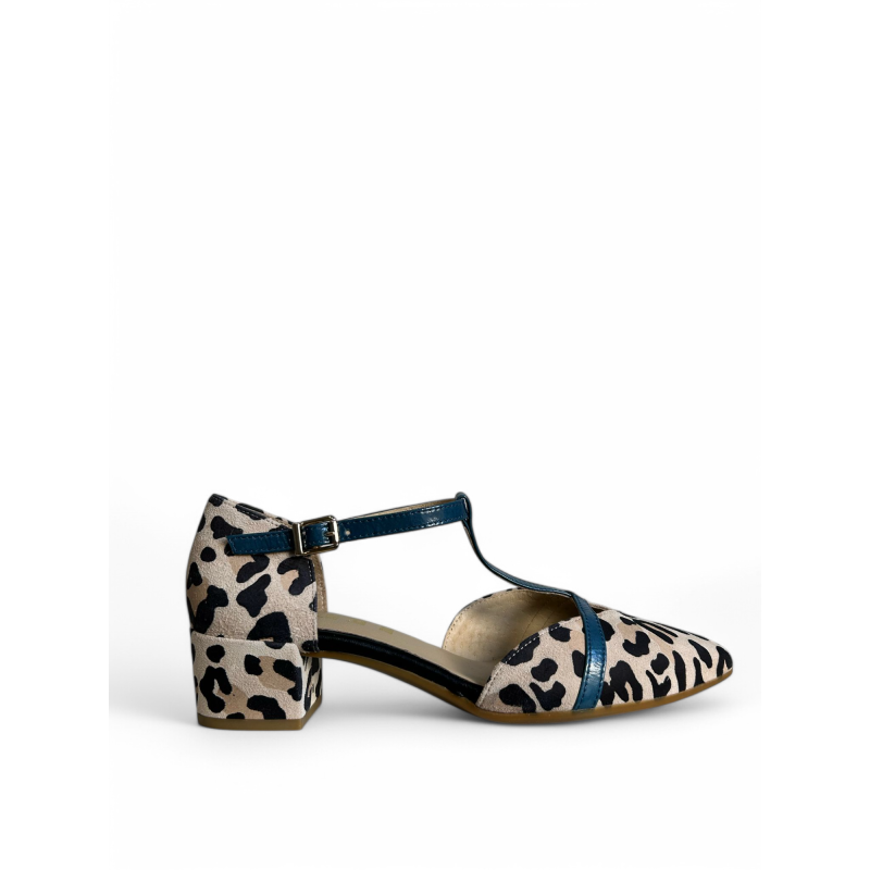 MULES CON TALONERA EN ANIMAL PRINT