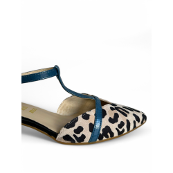 MULES CON TALONERA ANIMAL PRINT