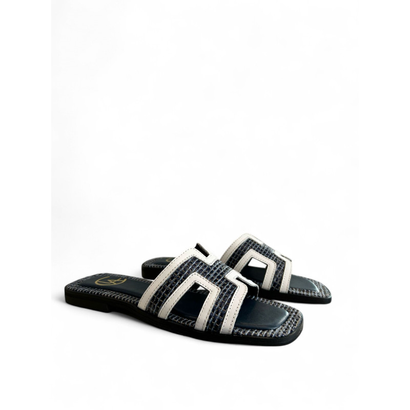 SANDALIA LOULE BLEU