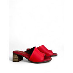 SANDALIAS ASIMETRICAS ROJO
