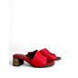 SANDALIAS ASIMETRICAS ROJO