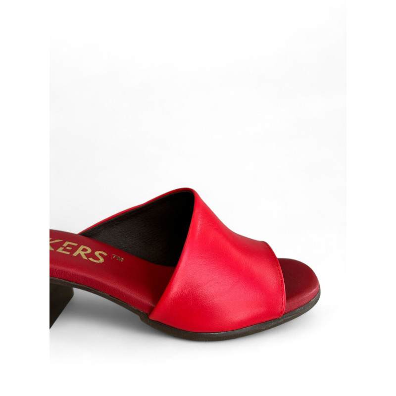 SANDALIAS ASIMETRICAS ROJO