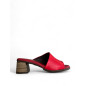 SANDALIAS ASIMETRICAS ROJO