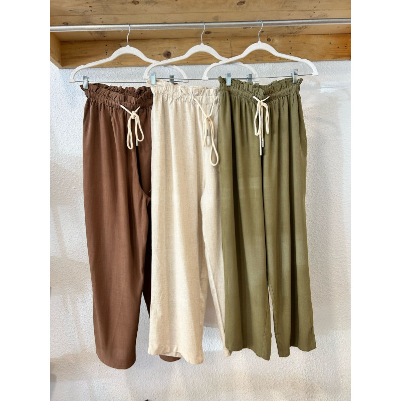 SHORTS DE LINO