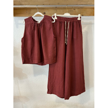 PANTALÓN DALIA BURDEOS