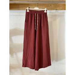 PANTALON DE LINO